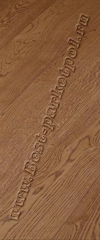 ДУБ  SELECT  BRUSHED  PLANK 185 Mahogany  лак/масло (доска однополосная) 
