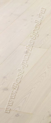 ЛИСТВЕННИЦА  PLANK 185 White лак (доска однополосная) ― Ламинат, паркетная доска, межкомнатные двери