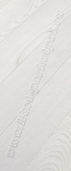 ЯСЕНЬ  CLASSIC  SANDED PLANK 158 Snow White масло (доска однополосная)