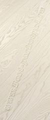 ЯСЕНЬ  SELECT  PLANK 158 White масло (доска однополосная) 