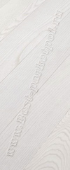 ЯСЕНЬ  SELECT  SANDED PLANK 158 Snow White масло (доска однополосная)  
